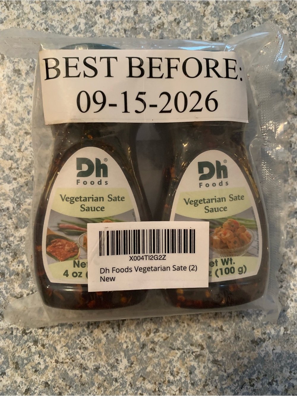 2 Dh Foods Vegetarian Sate Sauce – 8 oz Vietnamese Chili Crisp Oil for Noodles,